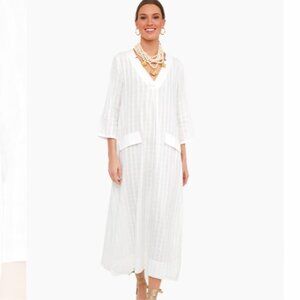 Pomander Place White Carolina Caftan | Size XS